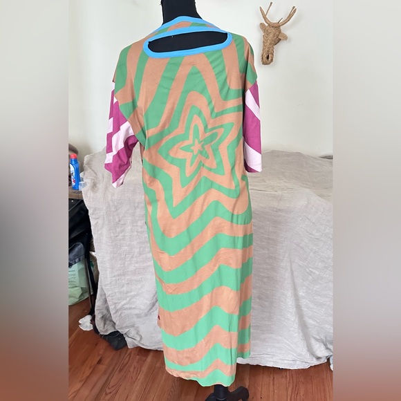 Marni Blue-Trim Label Top with Red Logo Altered Size M/L - Picture 3 of 5